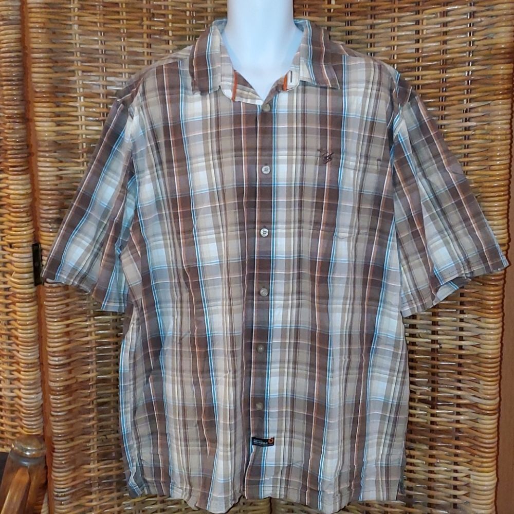 South Pole Plaid Shirt XXL